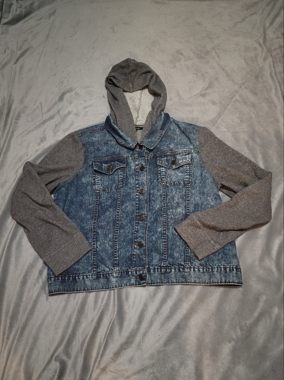 Hooded Jean Jacket